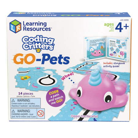 Learning Resources Coding Critters Go-Pets, Dipper the Narwhal 3099